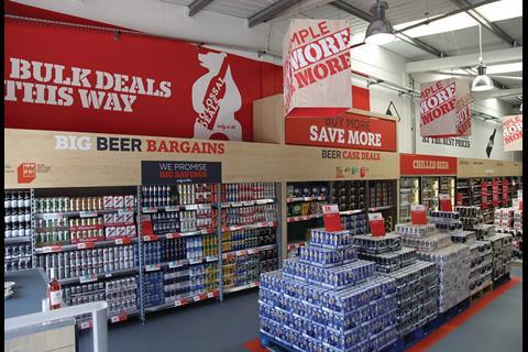 Bargain Booze has opened its first BB’s Warehouse in Wakefield, West Yorkshire.